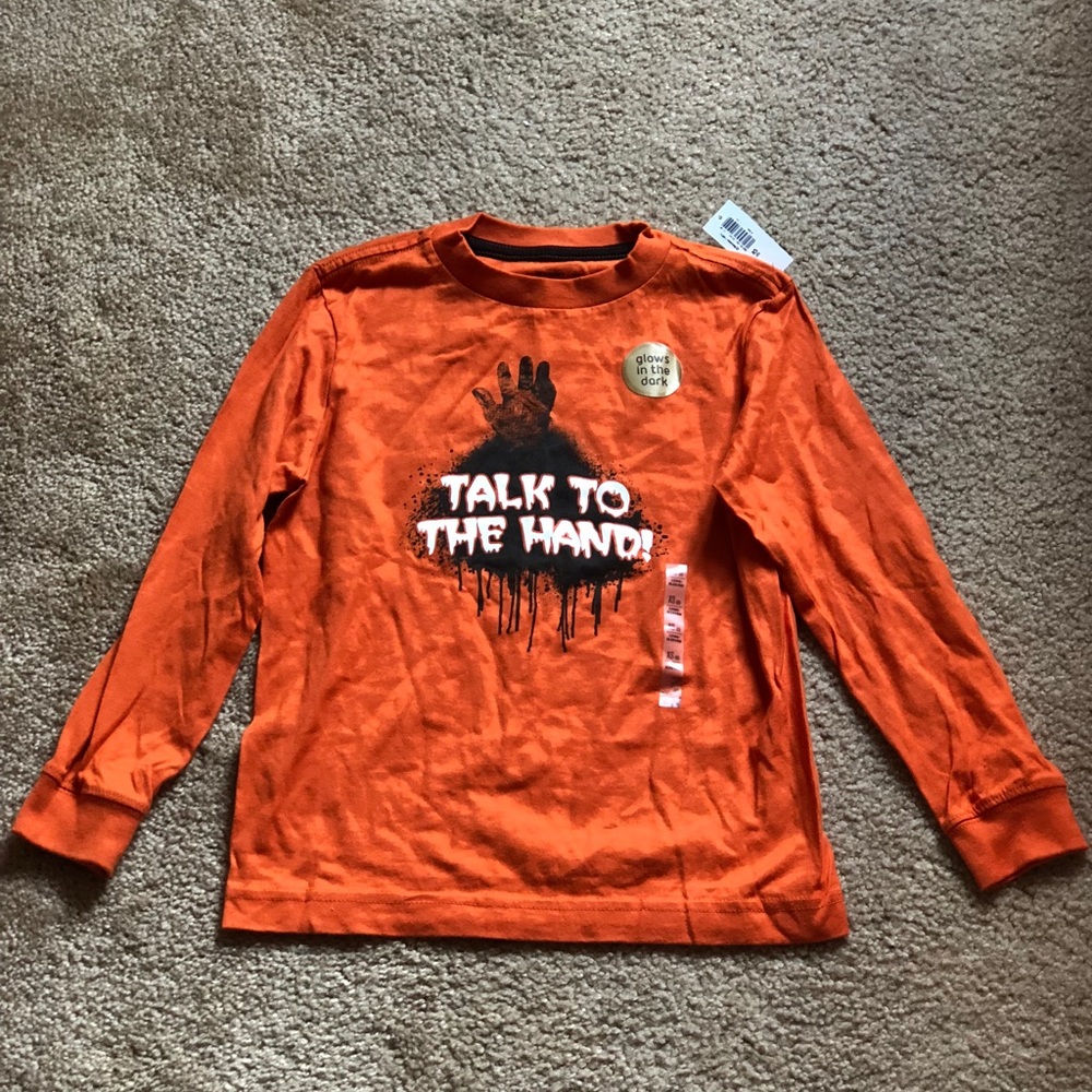 NWT Glow in the Dark Halloween Shirt, XS (5)